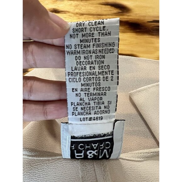 R&M Richards Blouse Women’s‎ 20WP Embossed Beaded Vintage Formal Wedding Classic - Picture 10 of 13